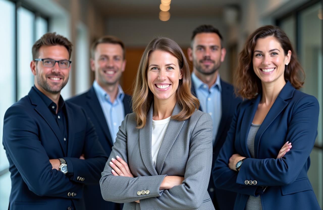 The NorthPeak Talent leadership team in a modern Toronto office